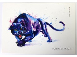 Black Panther Postcard Print