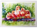 Chicks Postcard Print