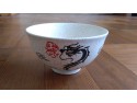 Black Dragon Rice Bowl Set