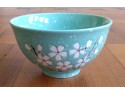 Turquoise Blossom Rice Bowl Set